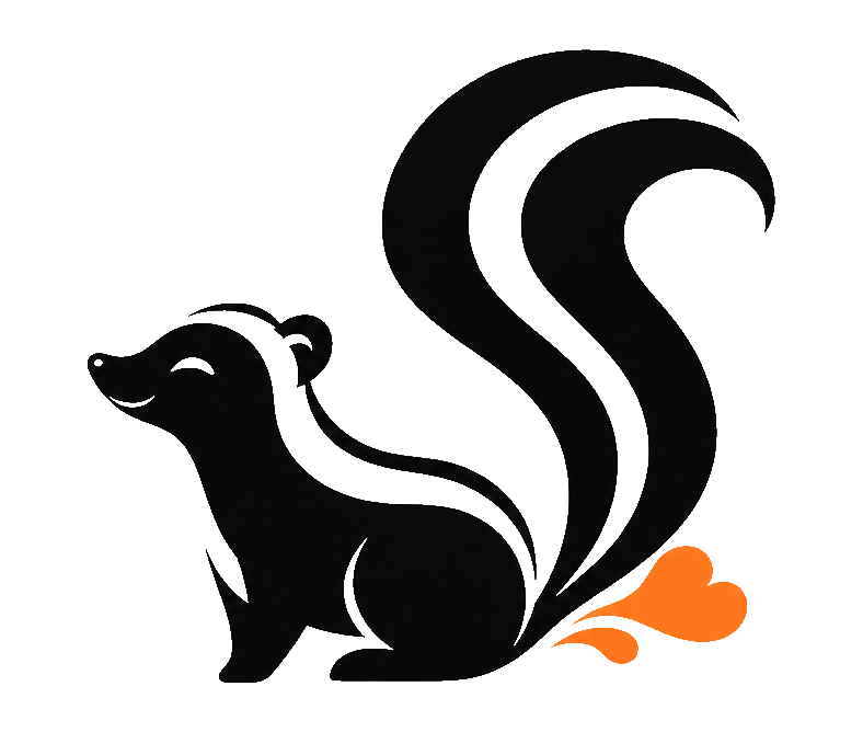 Pink skunk logo